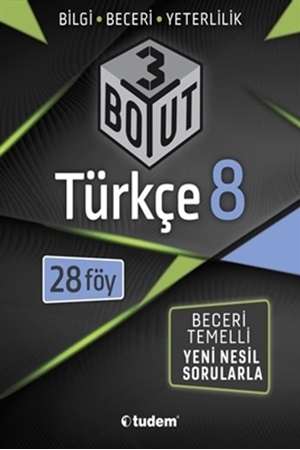 Resim Tudem Yayınları 8. Sınıf Türkçe 3 Boyut 28 Föy