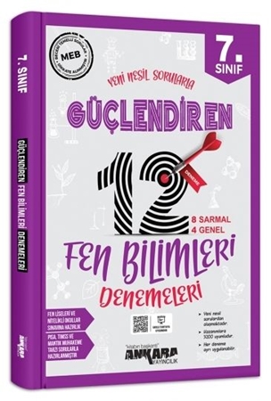 Resim Ankara Yayıncılık 7. Sınıf Fen Bilimleri Güçlendiren 12 Deneme Sınavı