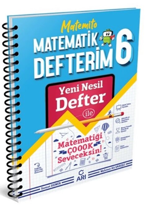 resm Arı Yayıncılık 6. Sınıf Matematik Akıllı Defteri