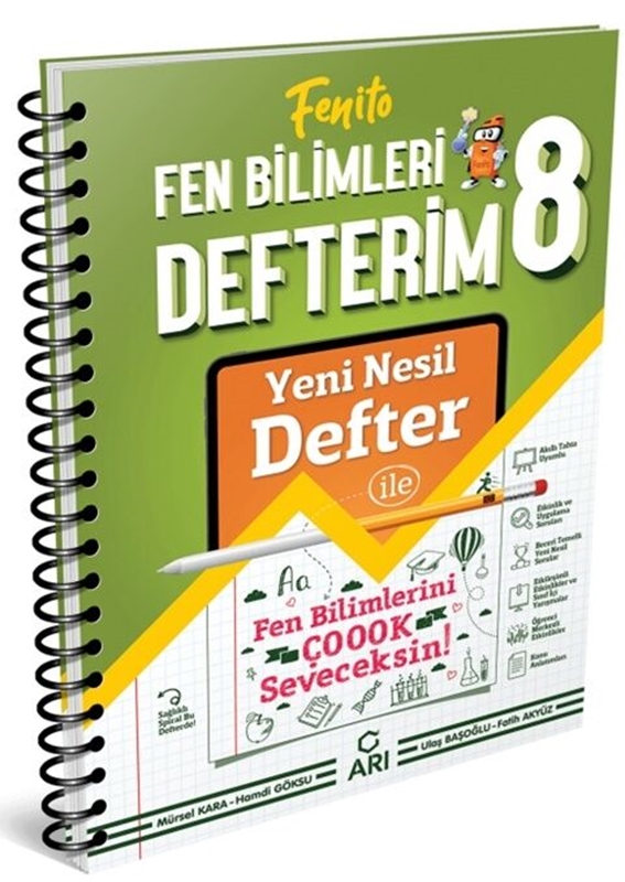 resm Arı Yayıncılık 8. Sınıf Fen Bilimleri Akıllı Defteri