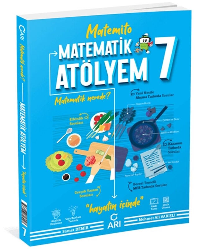 resm Arı Yayıncılık 7. Sınıf Matematik Atölyem Matemito