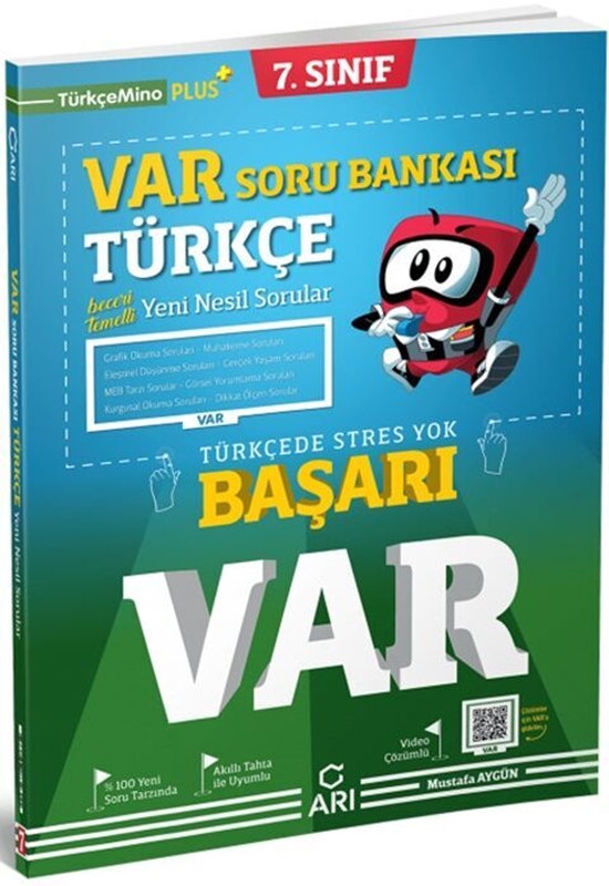 resm Arı Yayıncılık 7. Sınıf Türkçe Var Soru Bankası