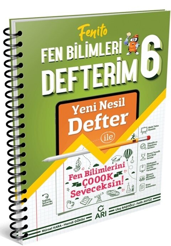 resm Arı Yayıncılık 6. Sınıf Fen Bilimleri Akıllı Defteri