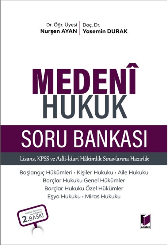 resm Medeni Hukuk Soru Bankası