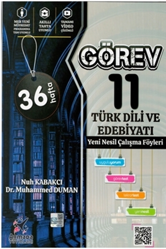 resm Armada Yayınları 11. Sınıf Görev Türk Dili ve Edebiyatı Çalışma Föyleri