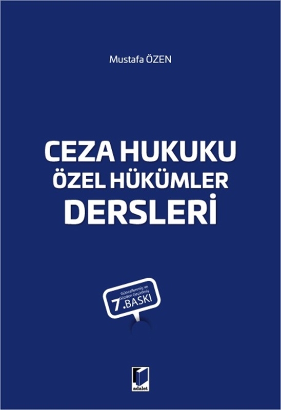 resm Ceza Hukuku Özel Hükümler Dersleri