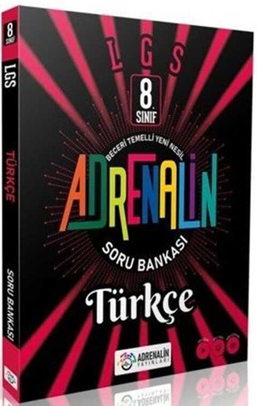 resm Adrenalin Yayınları 8. Sınıf LGS Türkçe Soru Bankası