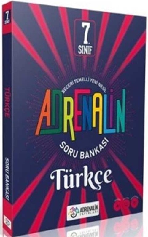 resm Adrenalin Yayınları 7. Sınıf Türkçe Soru Bankası