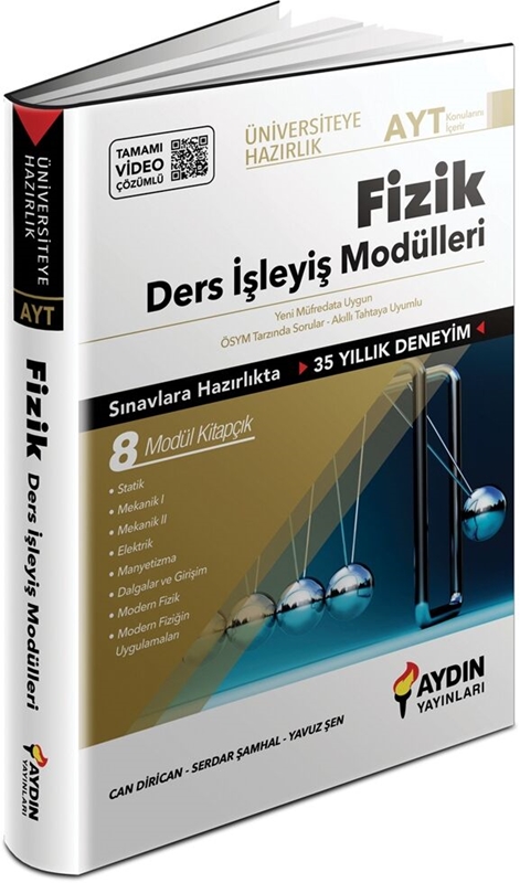 resm Aydın Yayınları AYT Fizik Ders İşleyiş Modülleri