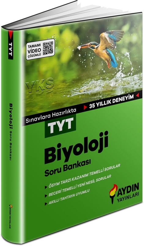 resm Aydın Yayınları TYT Biyoloji Soru Bankası