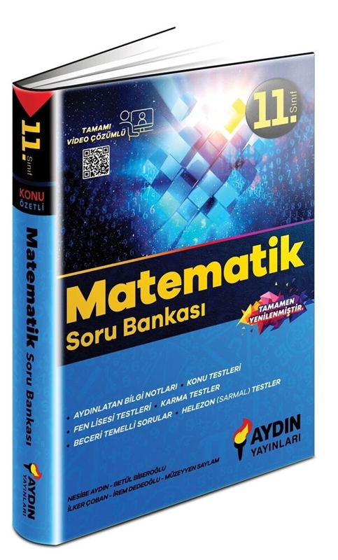 resm Aydın Yayınları 11. Sınıf Matematik Konu Özetli Soru Bankası
