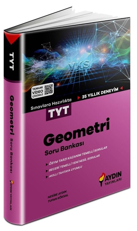 resm Aydın Yayınları TYT Geometri Soru Bankası