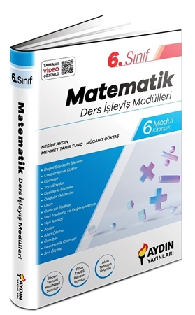 Resim Aydın Yayınları 6. Sınıf Matematik Ders İşleyiş Modülleri