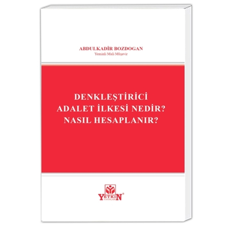 resm Denkleştirici Adalet İlkesi Nedir? Nasıl Hesaplanır? - Abdulkadir Bozdoğan