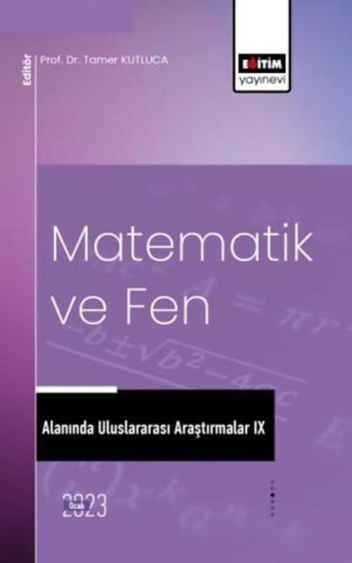resm Matematik ve Fen Alanında Uluslararası Araştırmalar IX