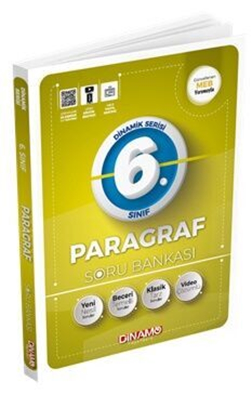 resm Dinamo Yayınları 6. Sınıf Paragraf Soru Bankası