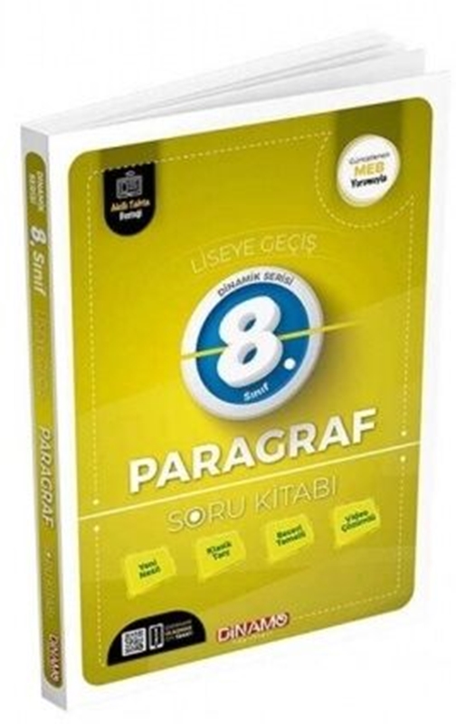 resm Dinamo Yayınları 8. Sınıf Paragraf Soru Kitabı