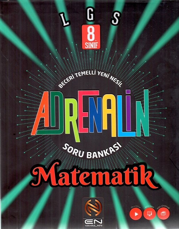 resm En Yayınları 8. Sınıf LGS Matematik Adrenalin Soru Bankası