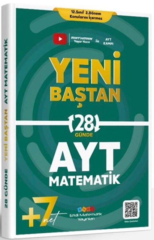 resm Etkili Matematik Yayınları AYT Etkili Matematik Yeni Baştan Soru Bankası Özel Baskı