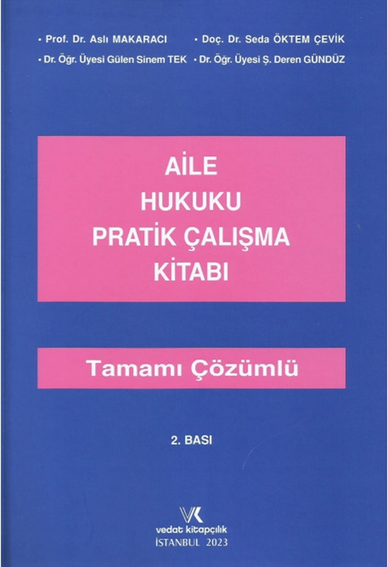 resm Aile Hukuku Pratik Çalışma Kitabı