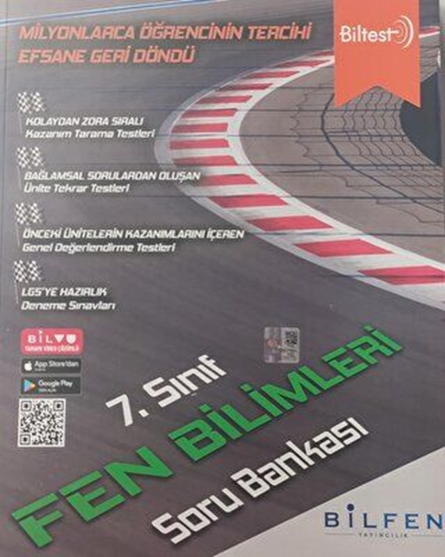 resm Bilfen Yayınları 7. Sınıf Fen Bilimleri Soru Bankası
