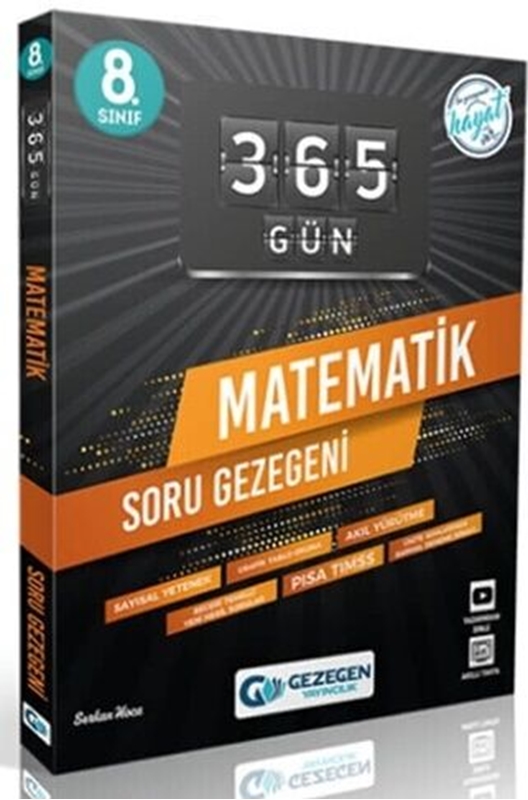 resm Gezegen Yayınları 8.Sınıf LGS Matematik 365 Gün Soru Gezegeni