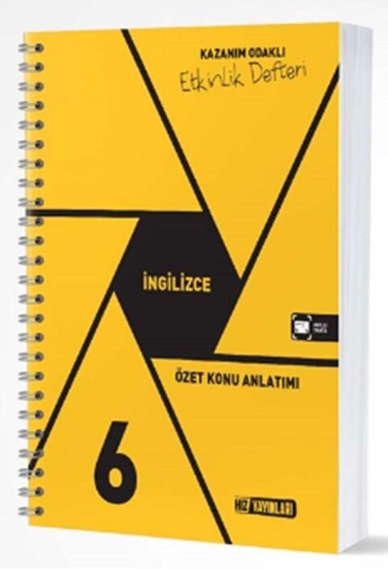 resm Hız Yayınları 6. Sınıf İngilizce Etkinlik Defteri