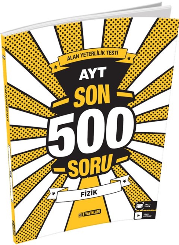 resm Hız Yayınları AYT Fizik Son 500 Soru