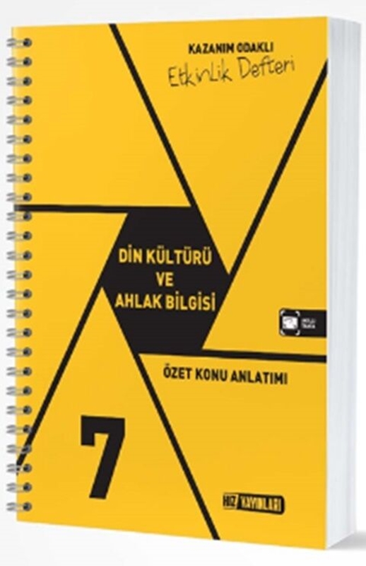 resm Hız Yayınları 7. Sınıf Din Kültürü ve Ahlak Bilgisi Etkinlik Defteri