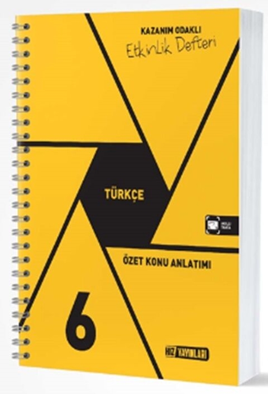 resm Hız Yayınları 6. Sınıf Türkçe Etkinlik Defteri