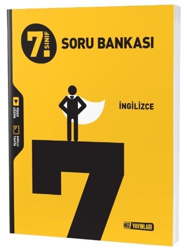 resm Hız Yayınları 7. Sınıf İngilizce Soru Bankası