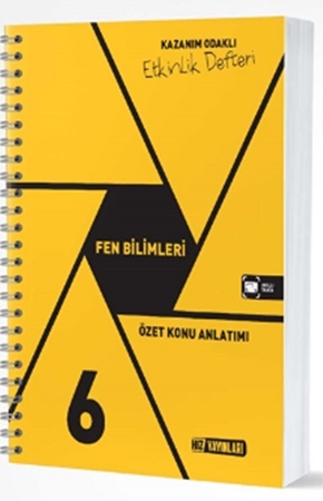 Resim Hız Yayınları 6. Sınıf Fen Bilimleri Etkinlik Defteri