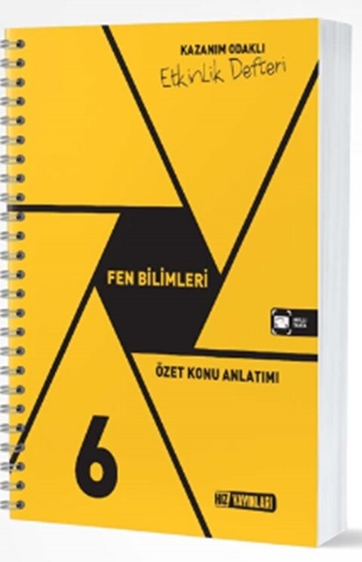 resm Hız Yayınları 6. Sınıf Fen Bilimleri Etkinlik Defteri