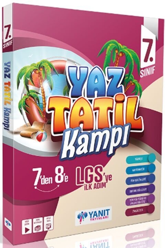 resm Yanıt Yayınları 7. Sınıf Yaz Tatil Kitabı Kampı