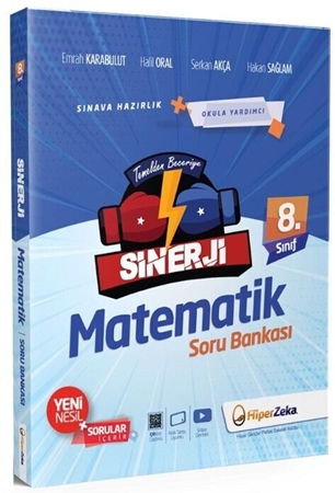 Resim Hiper Zeka Yayınları 8. Sınıf Matematik Sinerji Soru Bankası