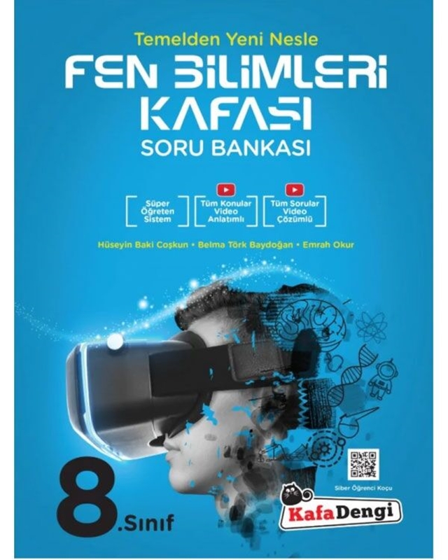 resm Kafa Dengi Yayınları 8. Sınıf LGS Fen Bilimleri Kafası Tümü Video Çözümlü Soru Bankası
