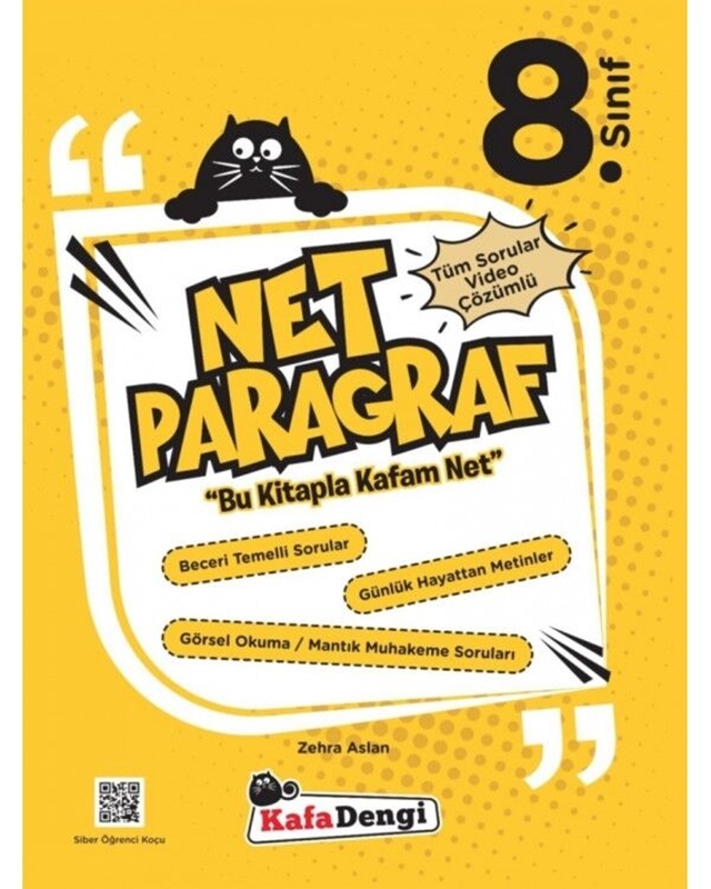 resm Kafa Dengi Yayınları 8. Sınıf LGS Net Paragraf Soru Bankası