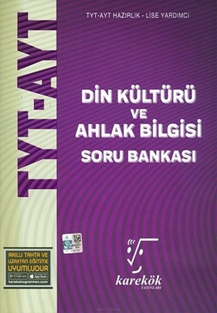 Resim Karekök Yayınları TYT AYT Din Kültürü ve Ahlak Bilgisi Soru Bankası