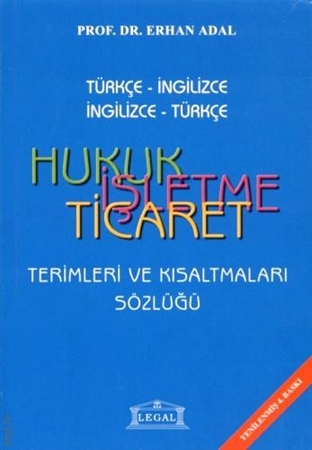 Resim Hukuk, Ticaret, İşletme Terimleri ve Kısaltmalar Sözlüğü