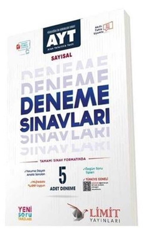 resm Limit Yayınları AYT Sayısal 5 li Deneme