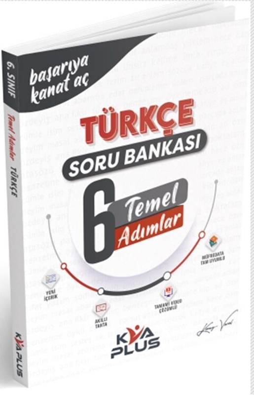 resm KVA Yayınları 6. Sınıf Türkçe Temel Adımlar Soru Bankası