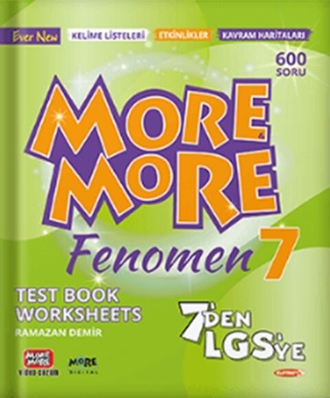resm Kurmay ELT 7. Sınıf More And More Fenomen Test Book Worksheets