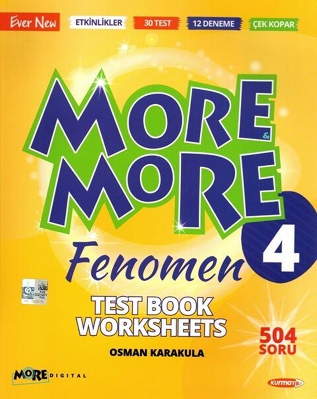 resm Kurmay ELT 4. Sınıf More More Fenomen Test Book Worksheets