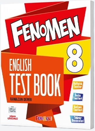 Resim Fenomen Okul Yayınları 8. Sınıf English Test Book