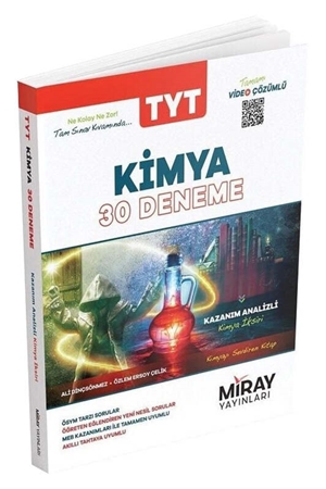 Resim Miray Yayınları TYT Kimya Video Çözümlü 30 Deneme