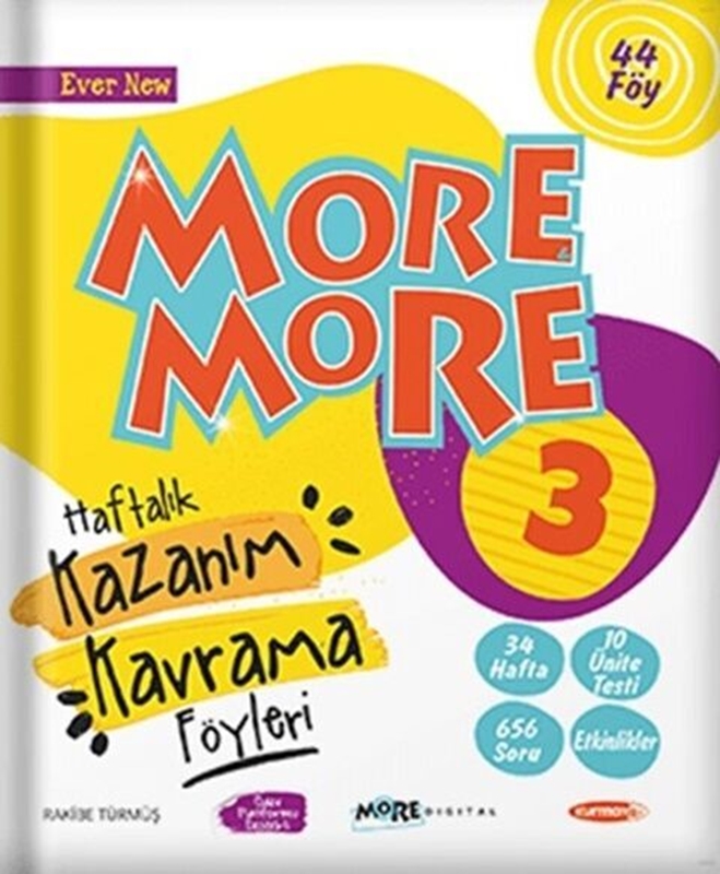resm Kurmay ELT 3. Sınıf More & More Haftalık Kazanım Kavrama Föyleri