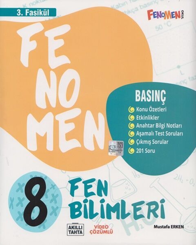 resm Fenomen Okul Yayınları 8. Sınıf Fen Bilimleri Fenomen Fasikül 3 Basınç
