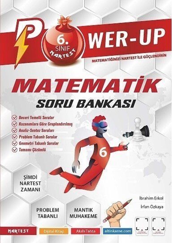 resm Nartest Yayınları 6. Sınıf Matematik Power Up Soru Bankası
