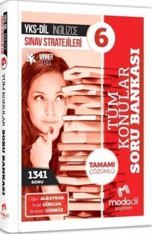 resm Modadil Yayınları YKS DİL İngilizce Sınav Stratejileri 6 Tamamı Çözümlü Tüm Konular Soru Bankası