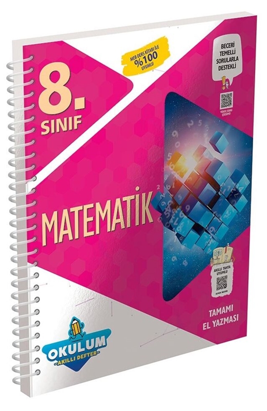 resm Murat Yayınları 8. Sınıf Matematik Okulum Akıllı Defter